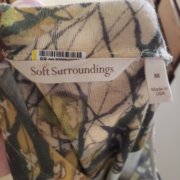 Soft Surroundings m Anabel knit tunic forest scene long lines - Picture 10 of 10